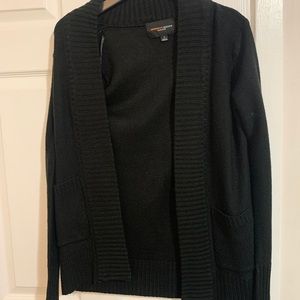 Plain Black butt-length sweater